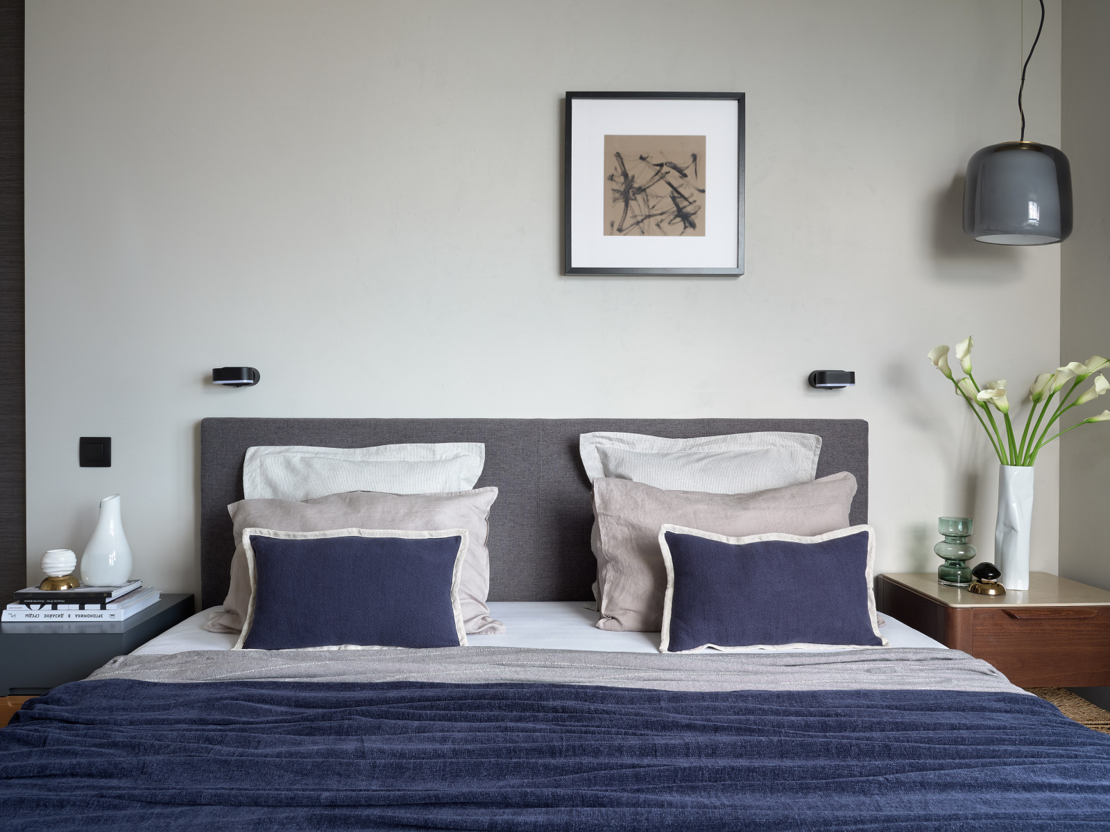 Аппартаменты на 35 этаже. Дизайнер Валерия Москалева. Публикация Elle Decoration