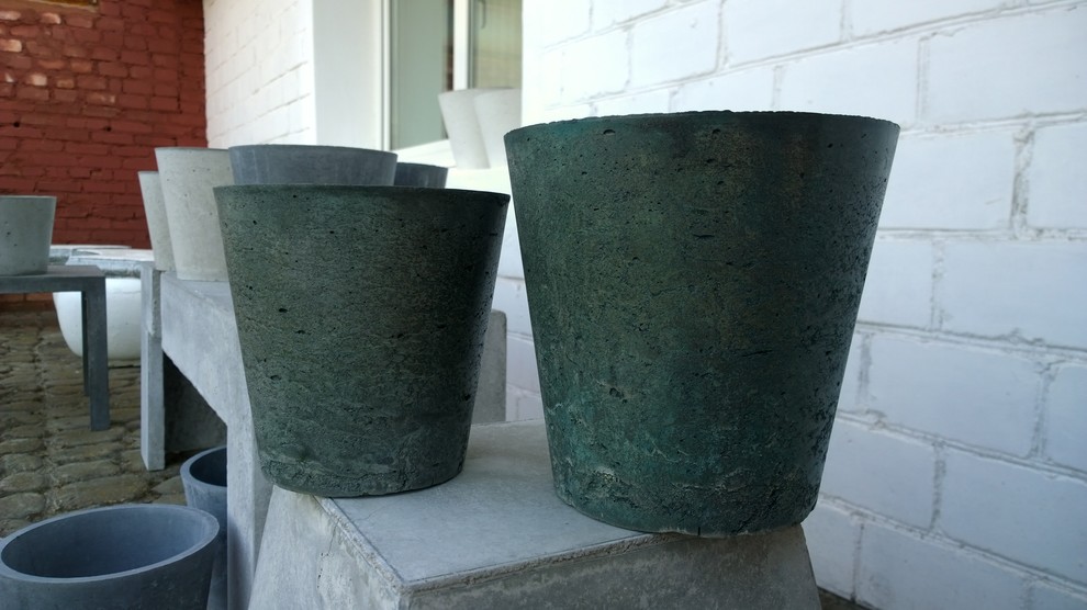 Кашпо из бетона