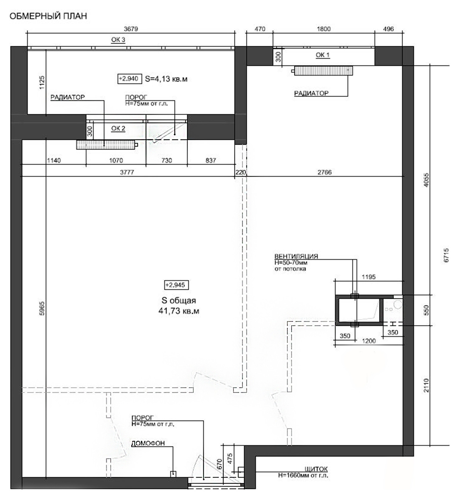 Обложка проекта: Квартира 1 комн. в ЖК "Тургенева 13"