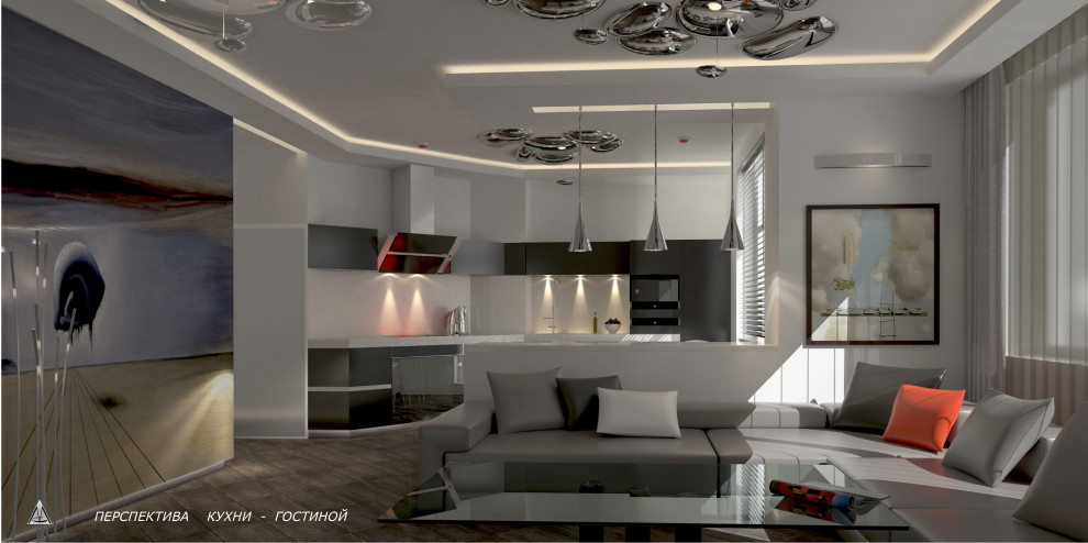 Обложка проекта: дизайн интерьеров квартир 2015-2019 гг