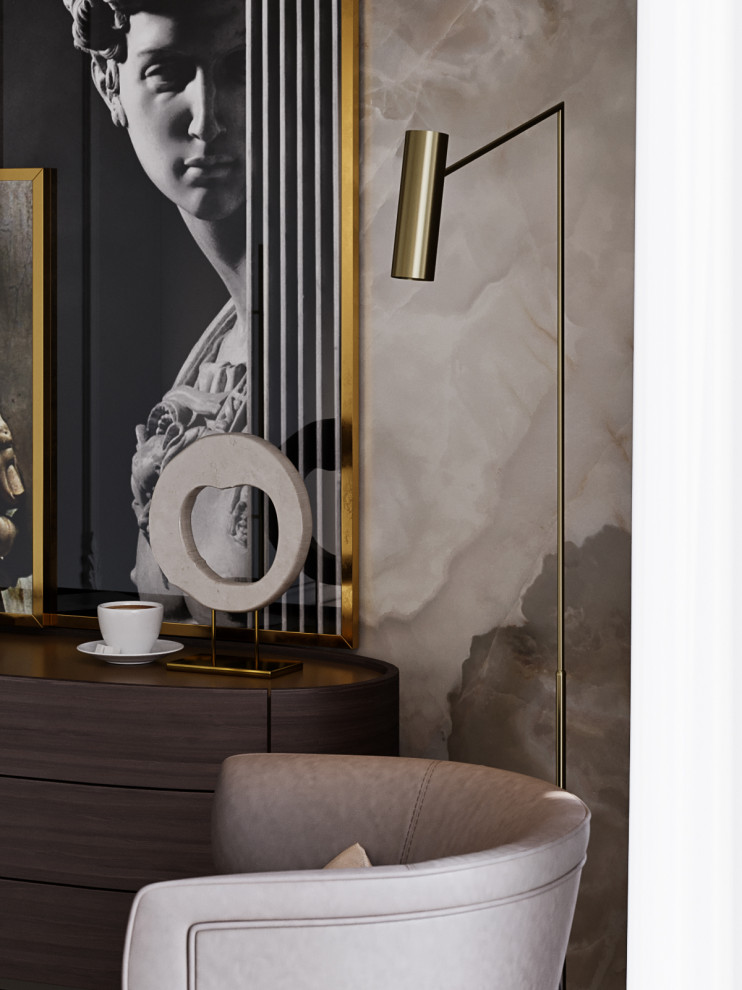 проект интерьера квартиры 150м2 Колков С.С., Камнев М.В. 2020г.