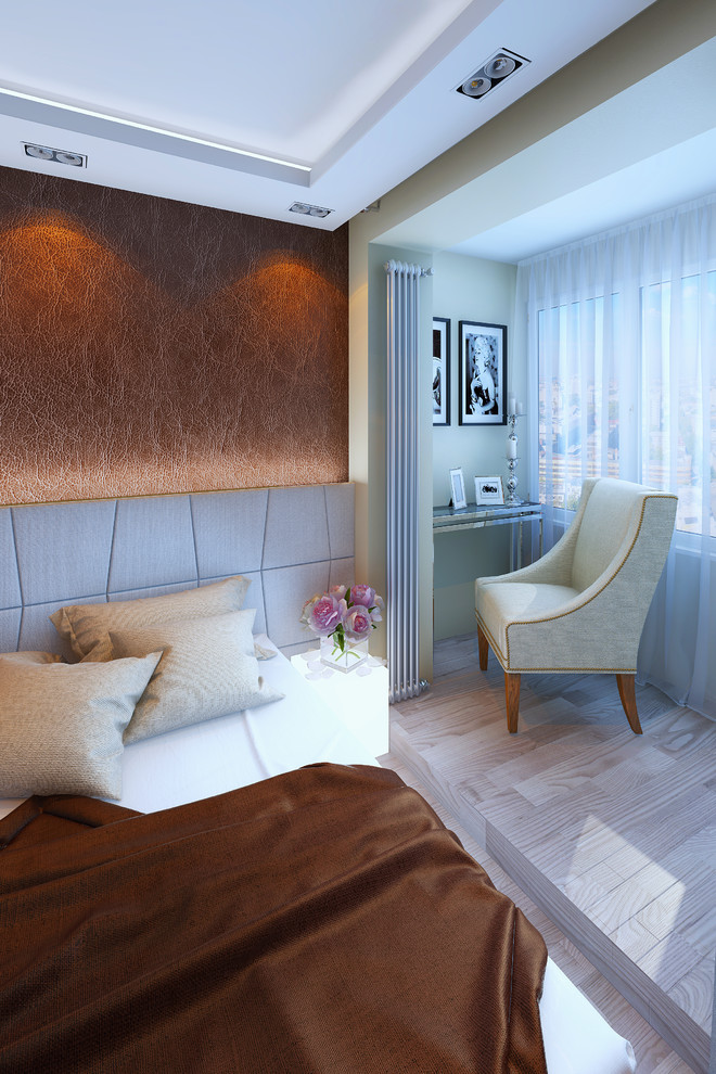 Строгий интерьер в холодных оттенках