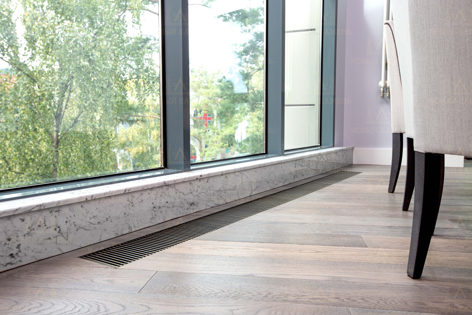 Плинтус из мрамора