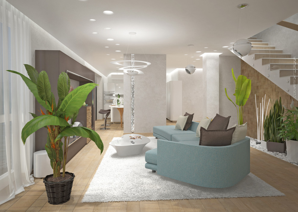 Кухня гостиная в стиле "Минимализм"