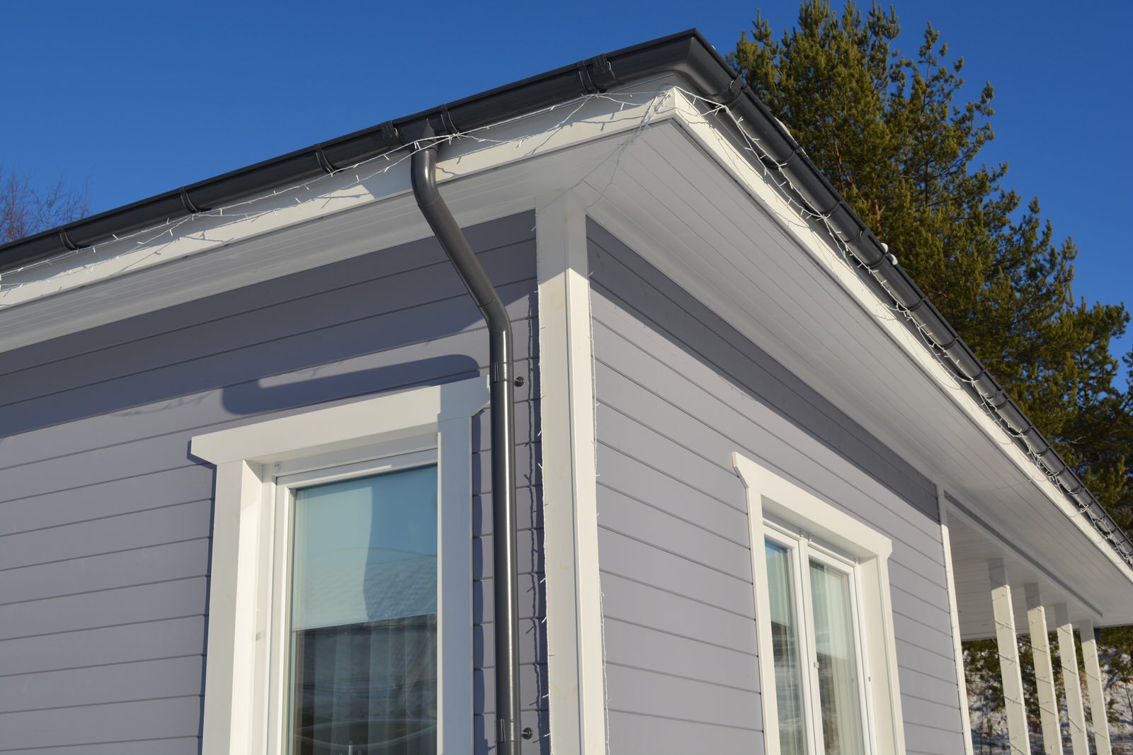 Одноэтажный загородный дом