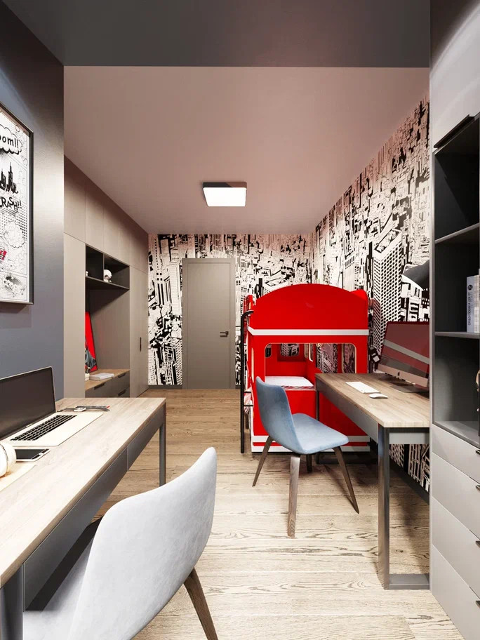 Идеи дизайн-проектов детской комнаты для мальчика