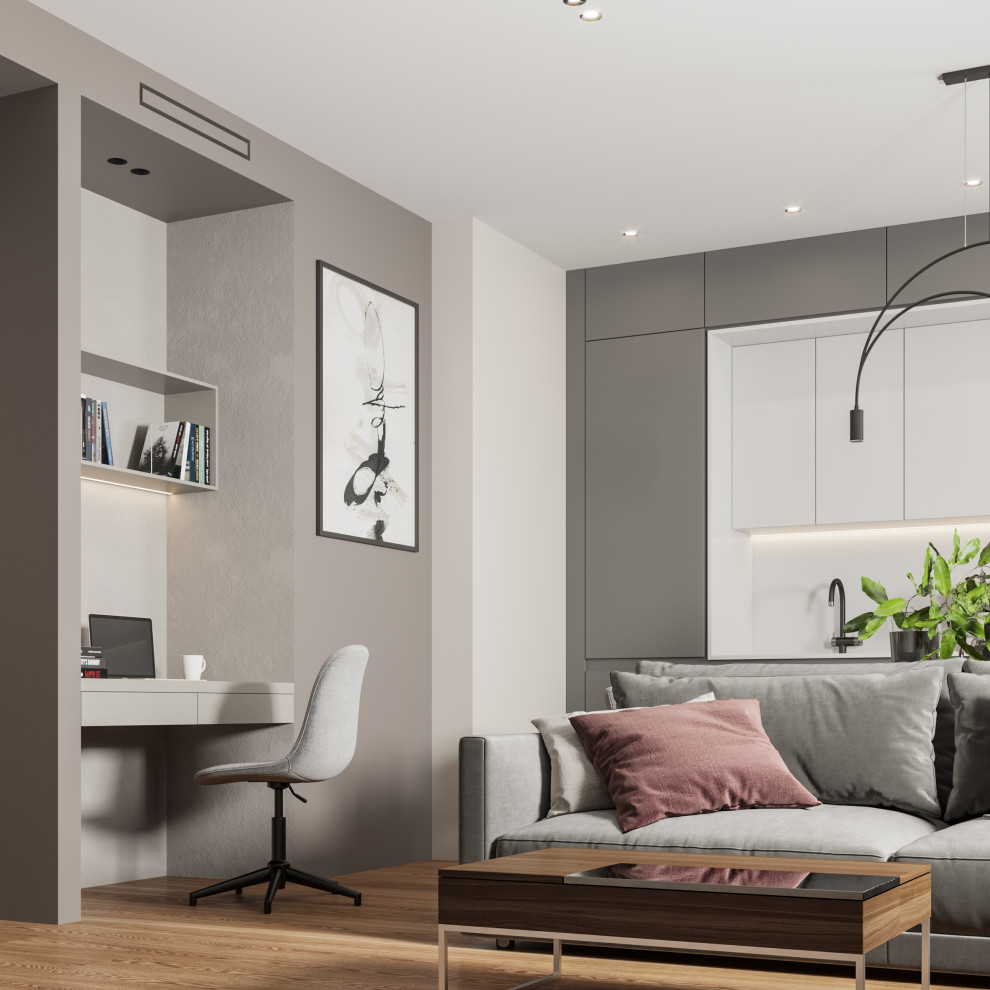 Минимализм на 55 кв.м.