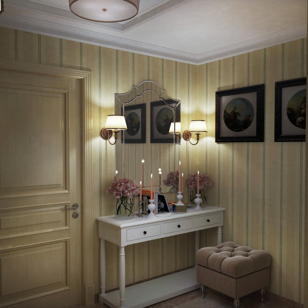 Классический стиль в однокомнатной квартире