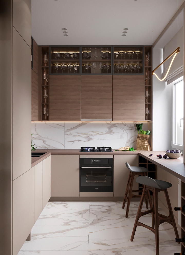 Дизайн трёхкомнатной квартиры 63,3 кв.м