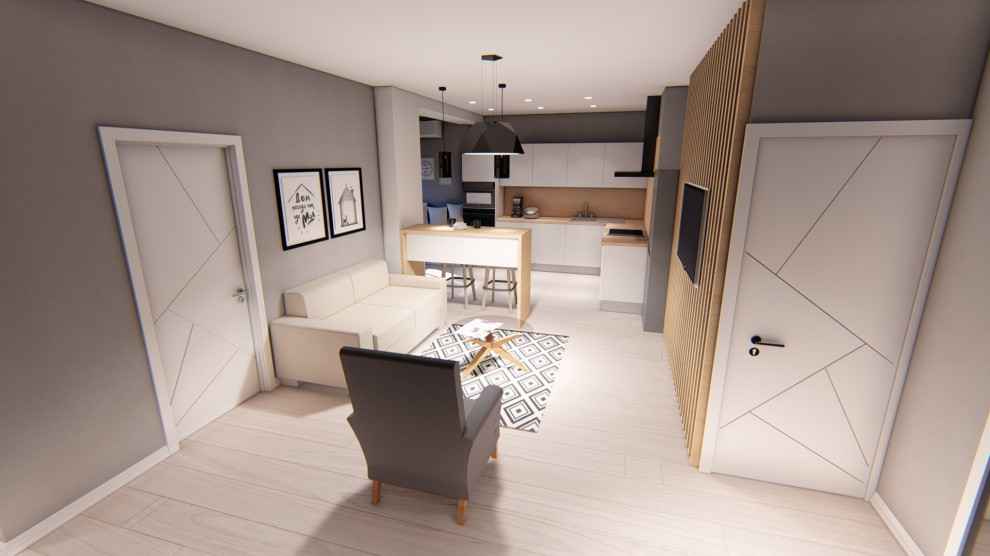 Дизайн-проект квартиры ЖК "Атмосфера"