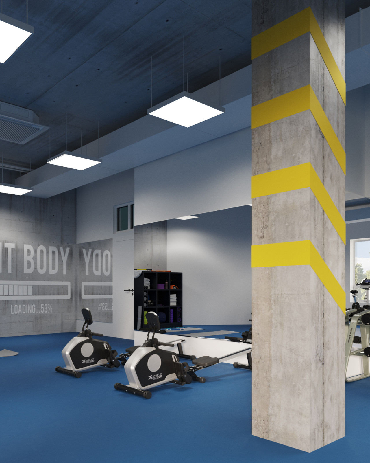 Спорт зал и тренажерный зал