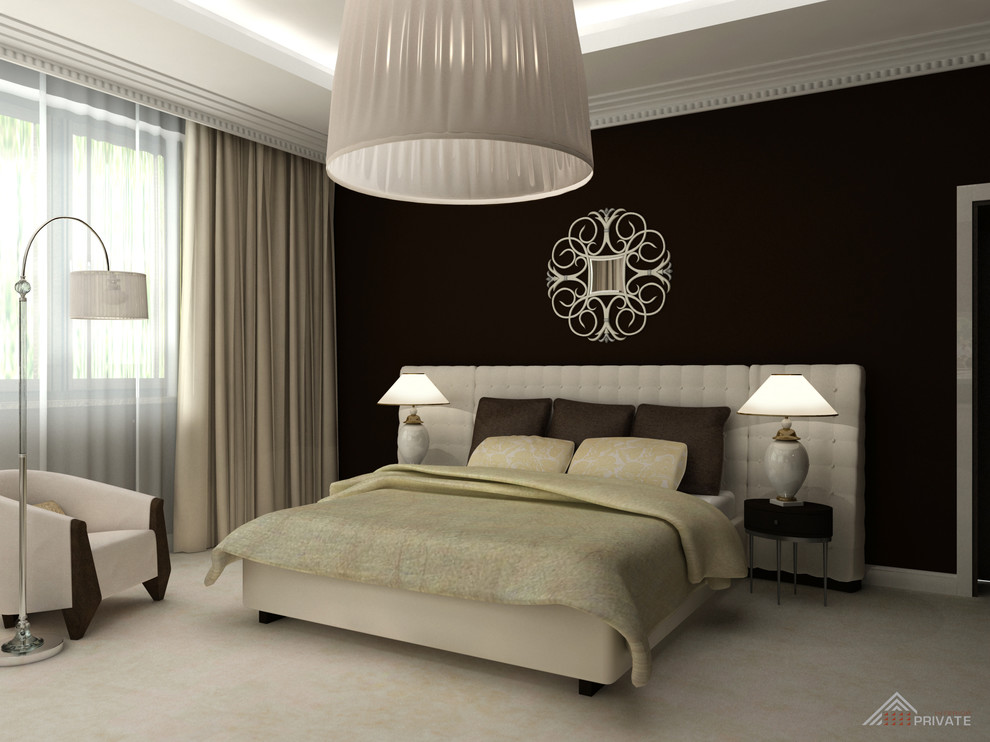 Дизайн-проект частного загородного дома в Московской области. Водники