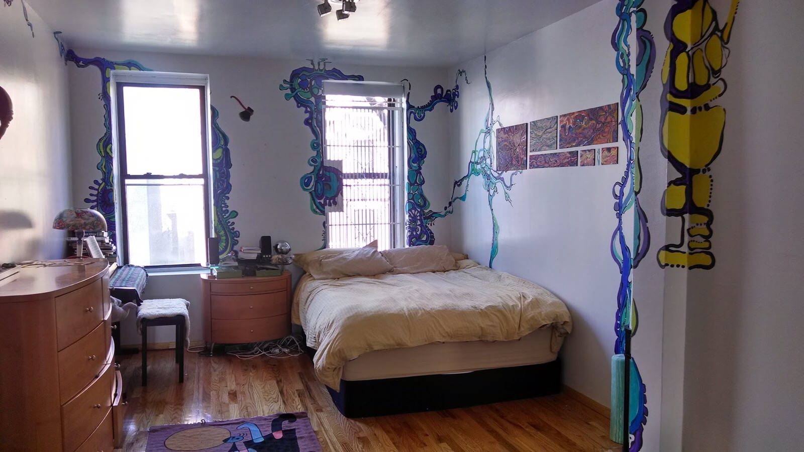 Graphic design on the wall