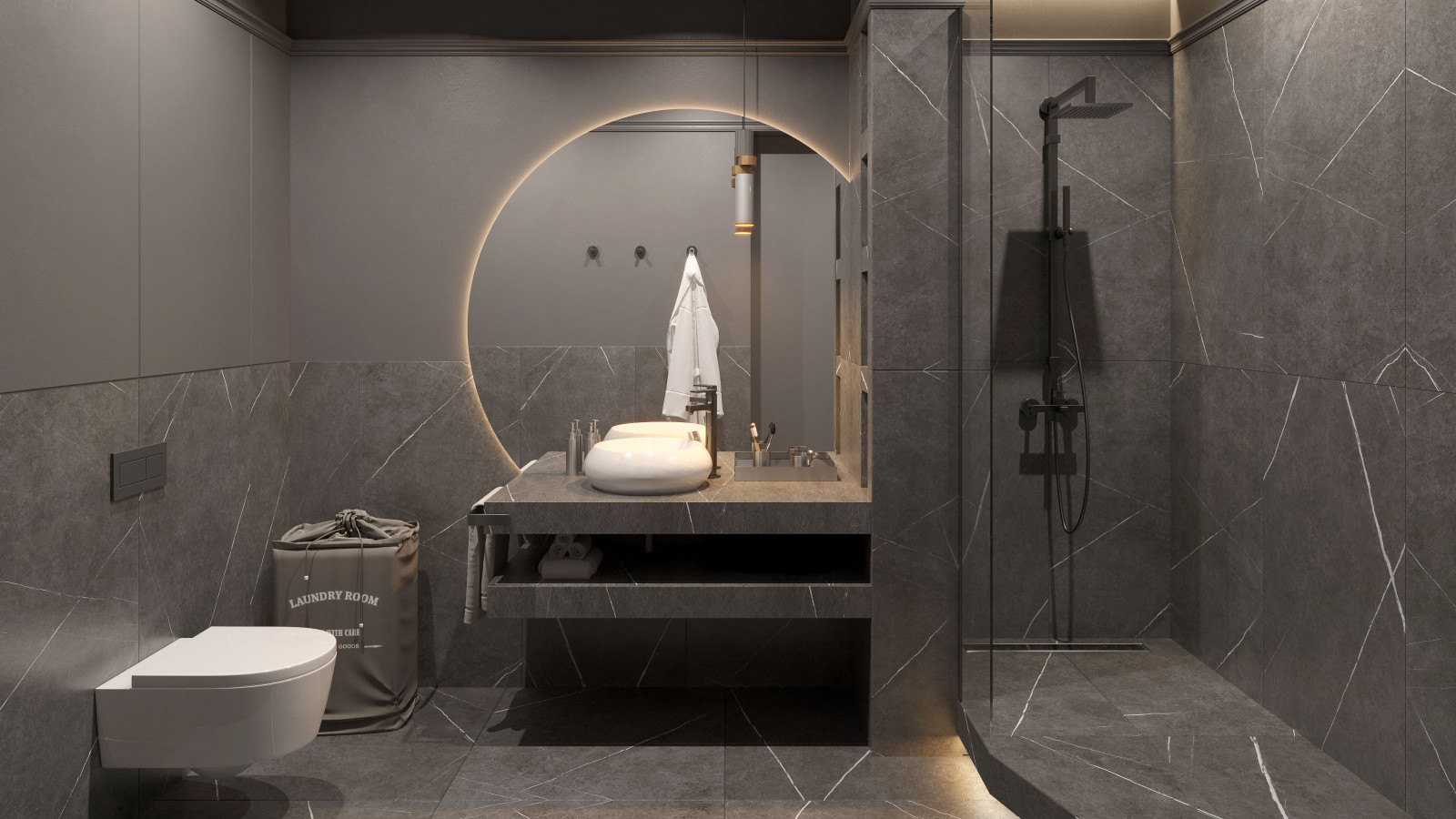 Санузел с душем