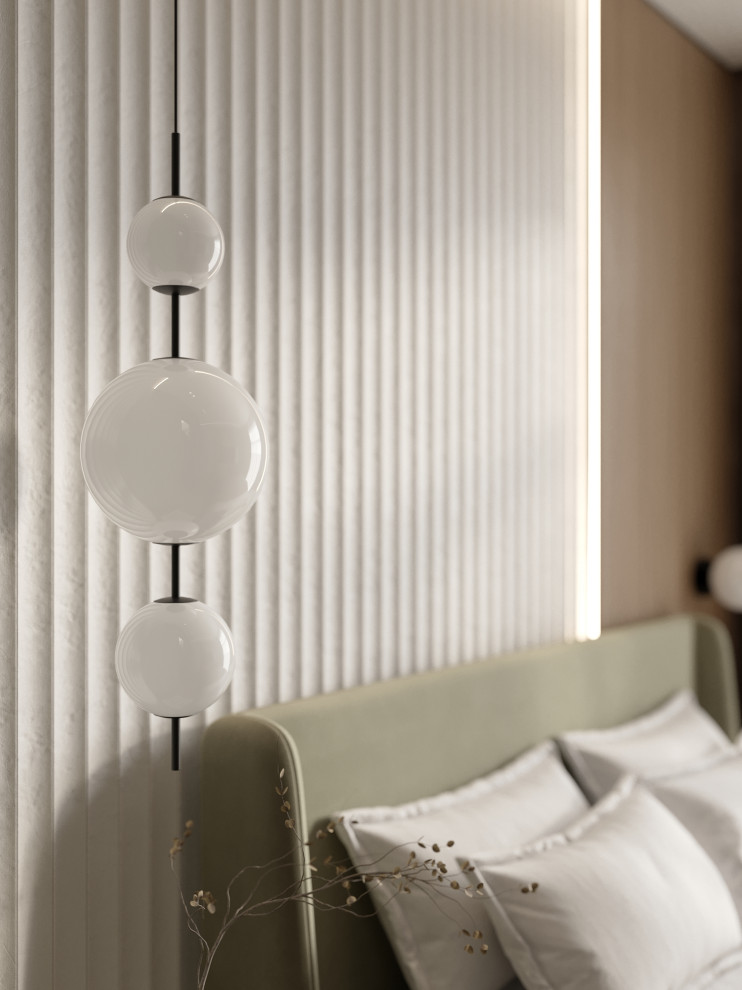 Проект 2-х уровневой квартире в эко-стиле.