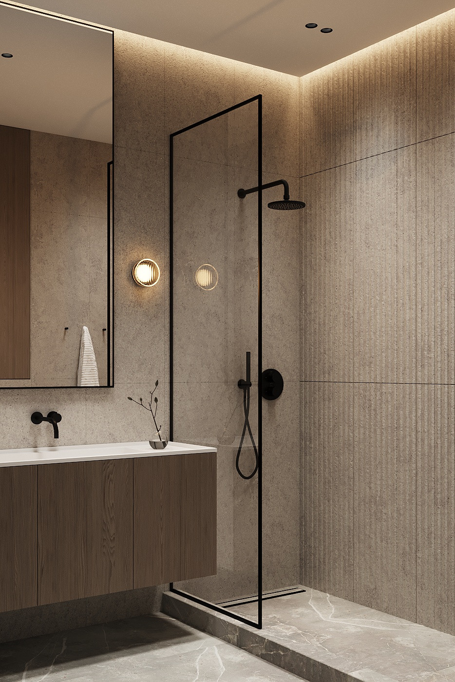 Проект интерьера для загородного дома в коттеджном поселке "Петровские озера"