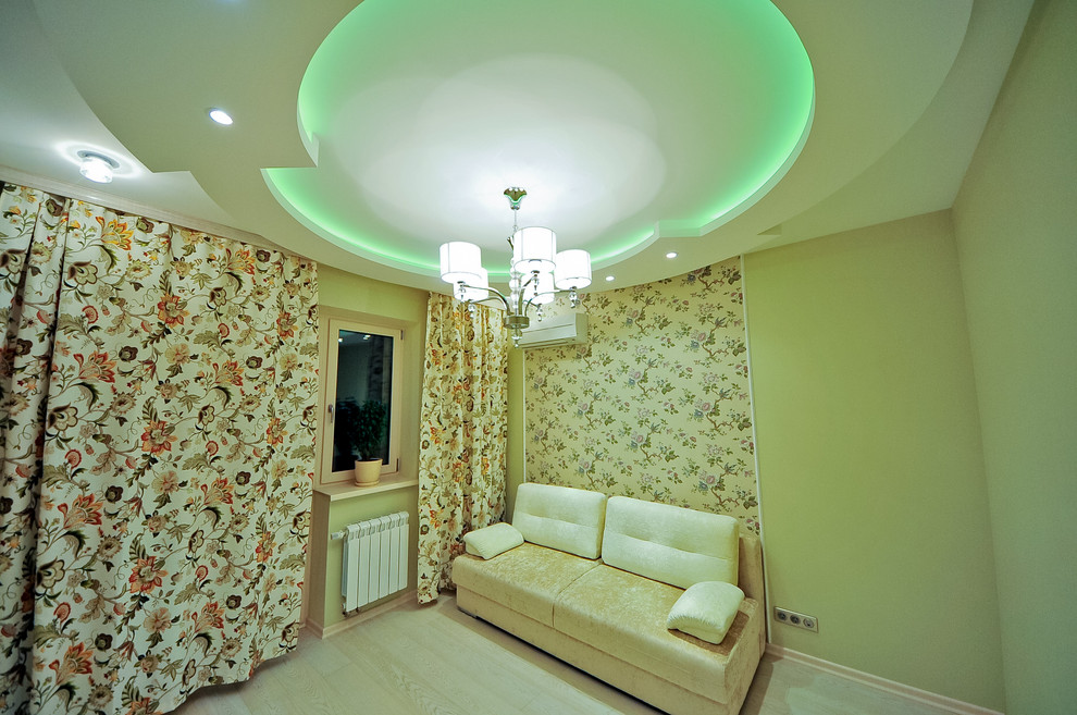 Скай Форт. Необычный интерьер квартиры площадью около 100 м2