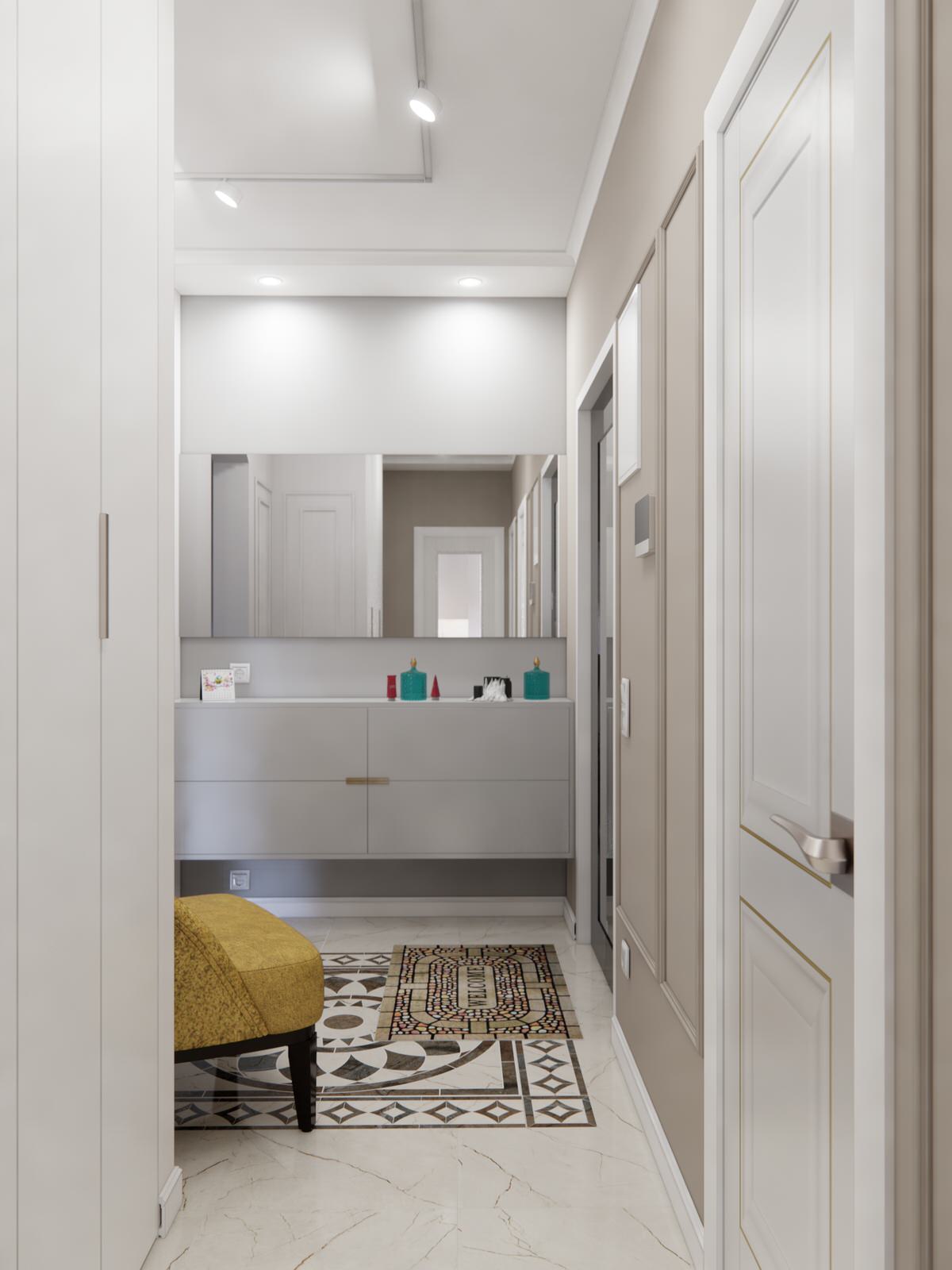 Квартира в стиле Ар-деко с элементами неоклассики в Москве