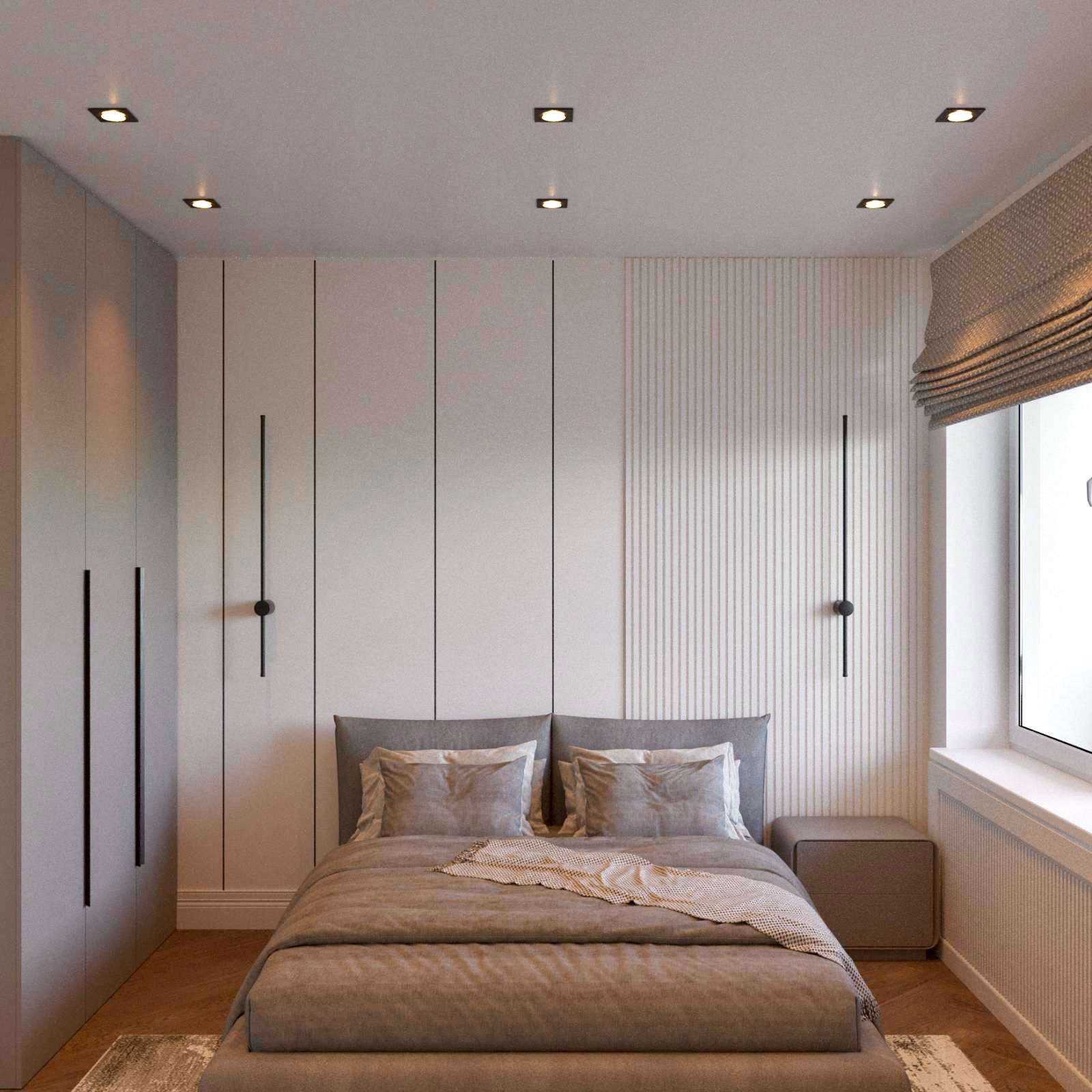 Обложка проекта: 2х комнатная квартира 51м2