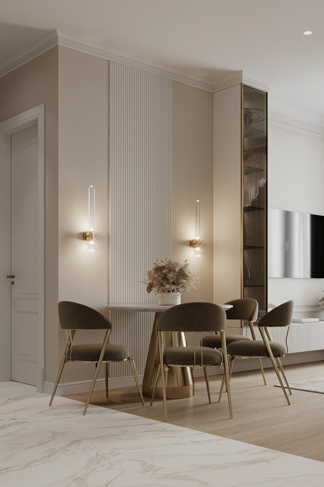 Дизайн и ремонт квартиры в ЖК Сердце Столицы - Поэзия неоклассики