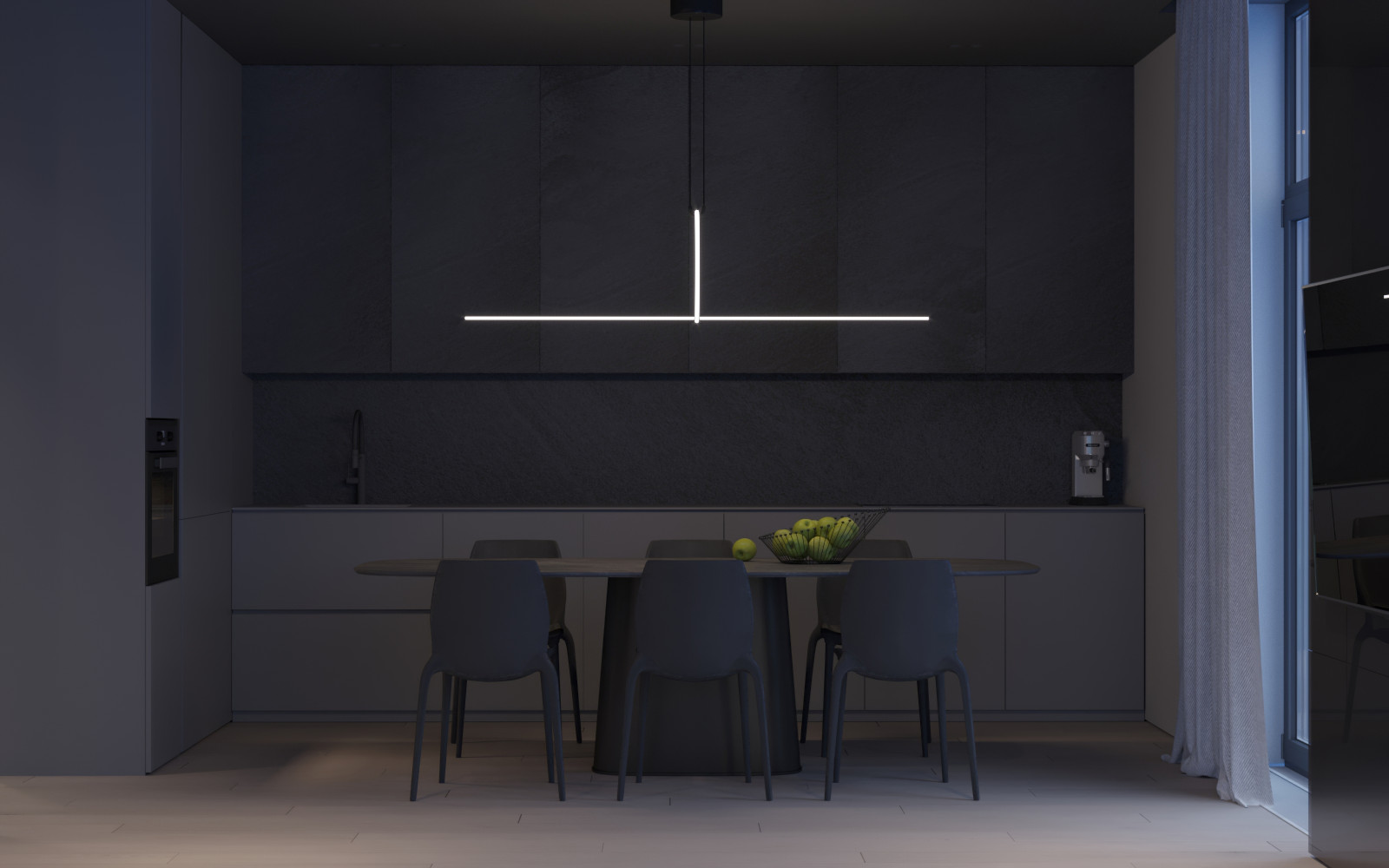 LIFE KUTUZOVSKY   |   Кухня-гостиная