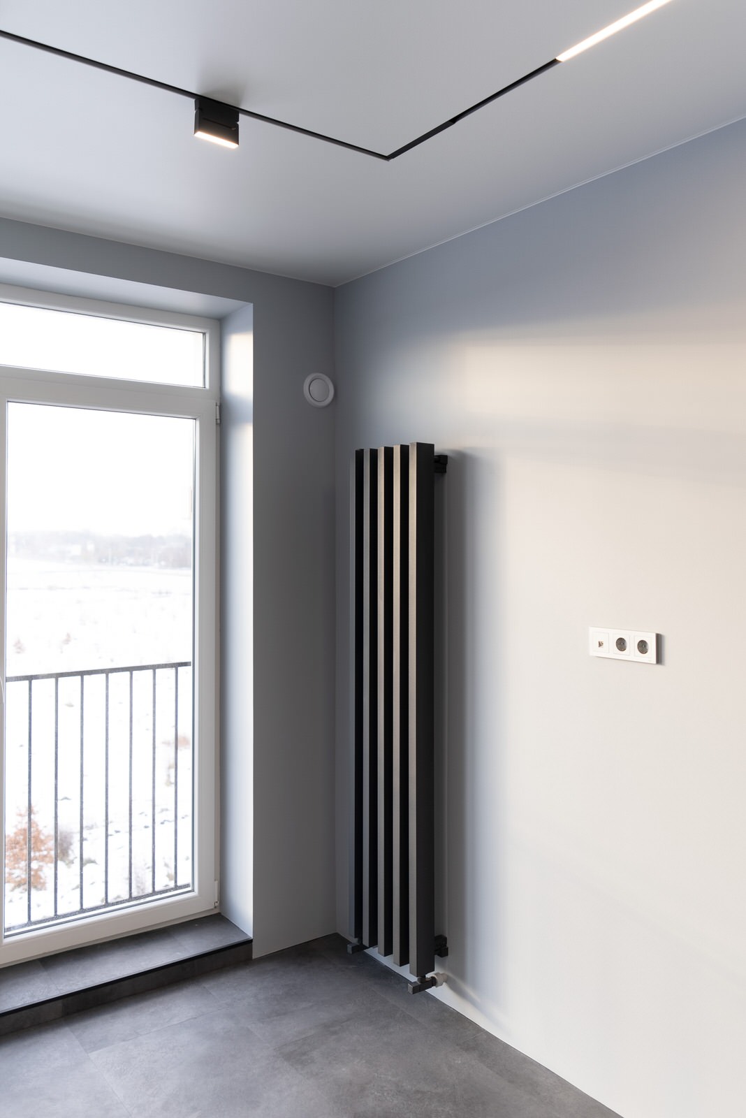 Минималистичный ремонт с лофтовыми деталями