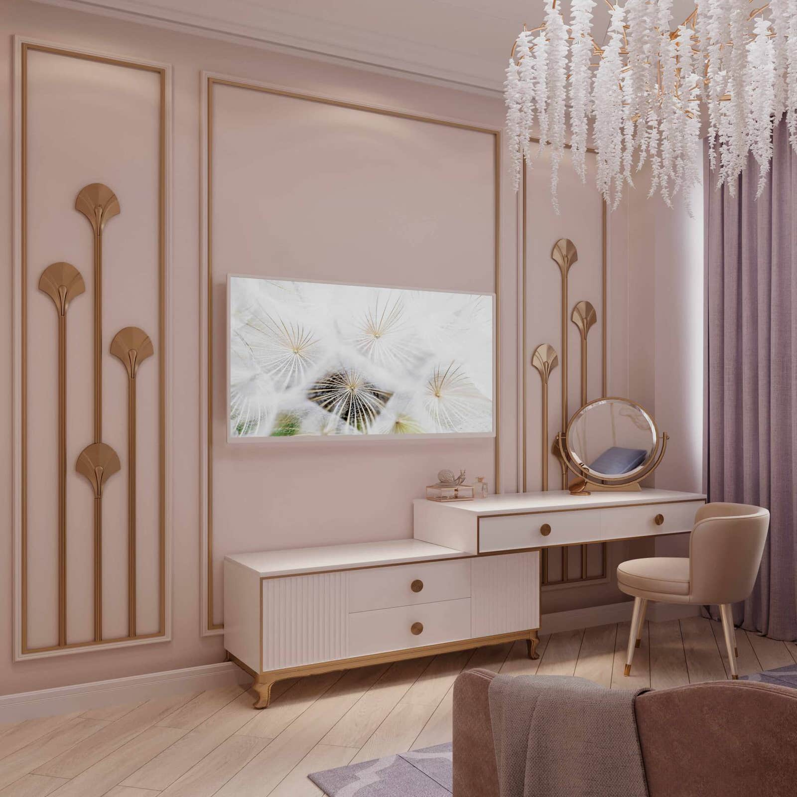 Дизайн и ремонт таунхауса в ЖК «Николинские ключи» — Роскошь вне времени