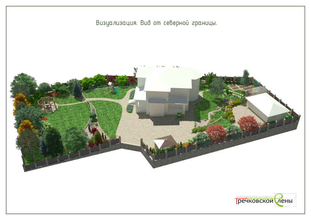 Обложка проекта: Ландшафтный проект. КП Панорамы