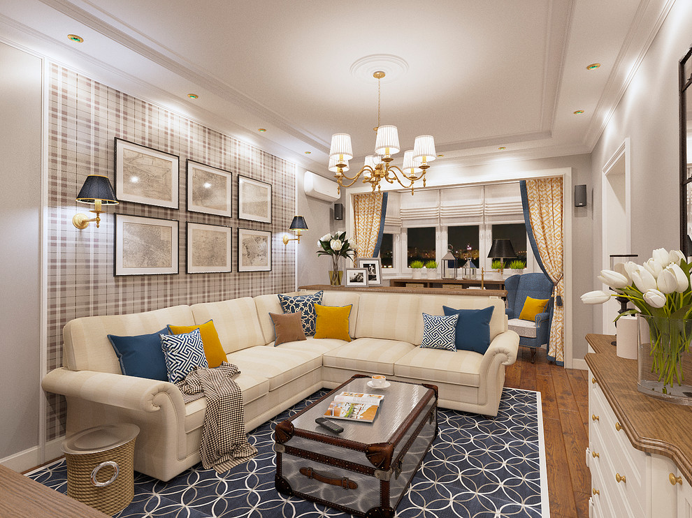 Современная классика в обычной квартире