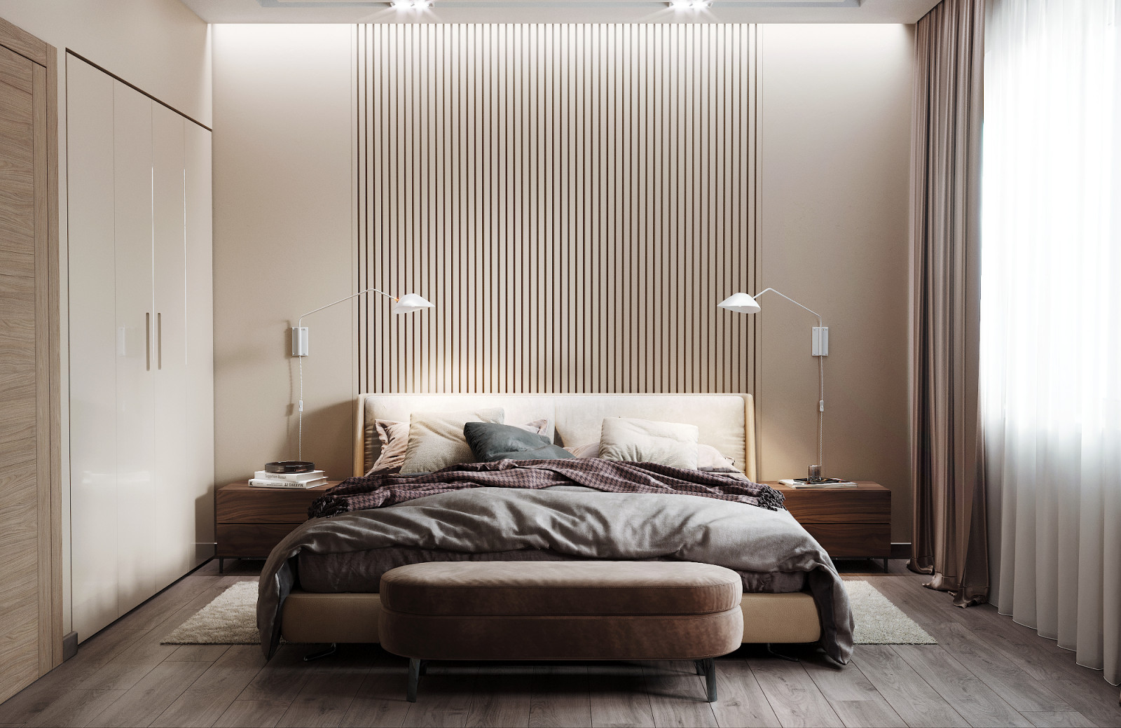 Стильная спальня