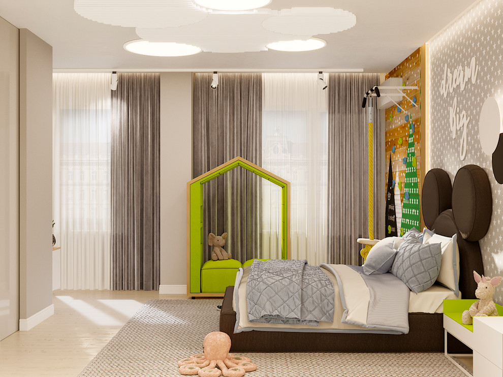 Детская с ванной комнатой и игровой зоной