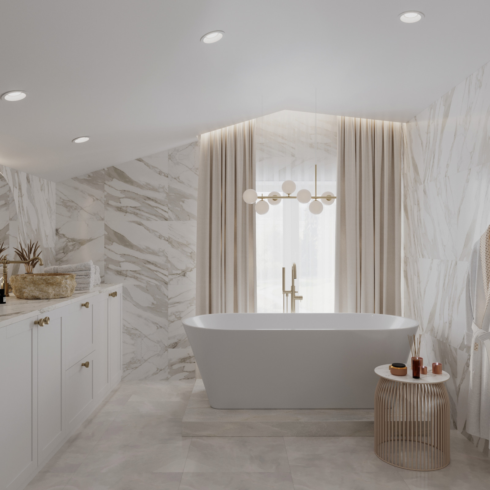 Обложка проекта: Ванная в частном доме г. Калуга