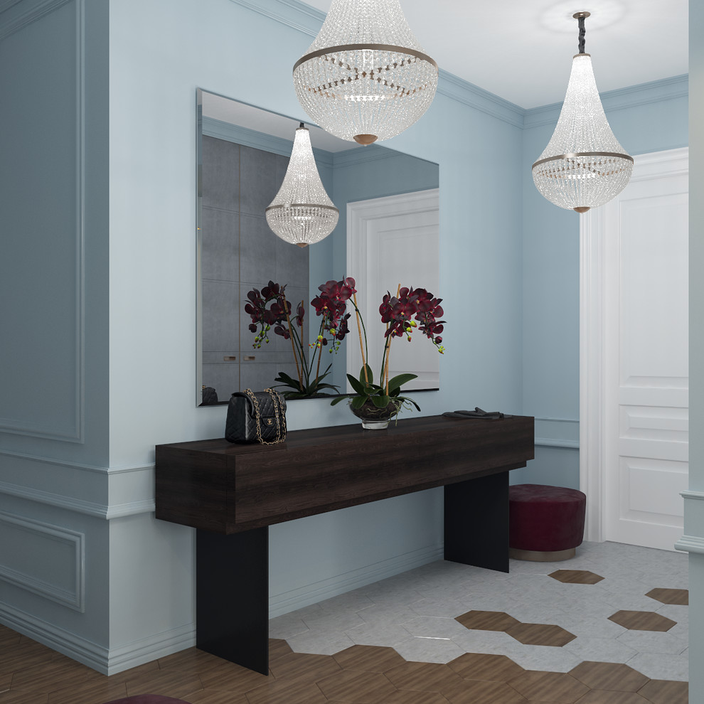 ЖК «Донской Олимп». Дизайн прихожей в парижском стиле