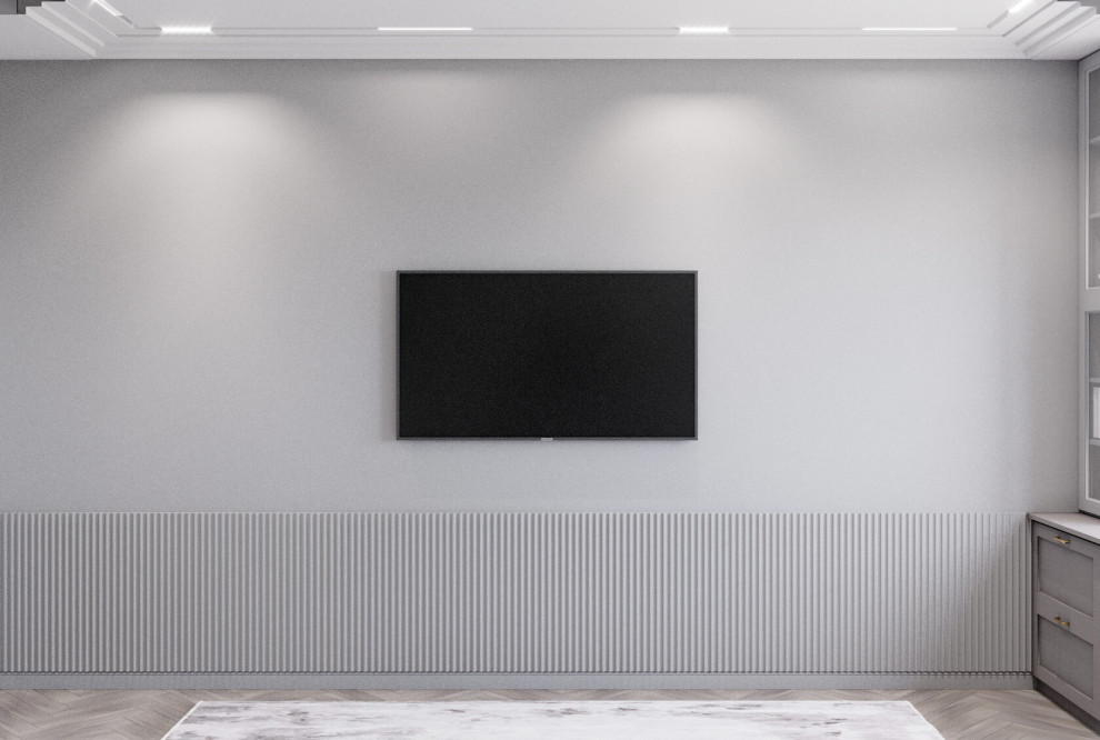 Квартира 77м2, современная классика