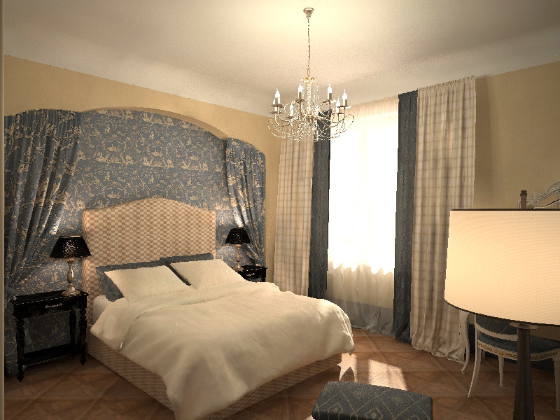 Интерьер в синих тонах