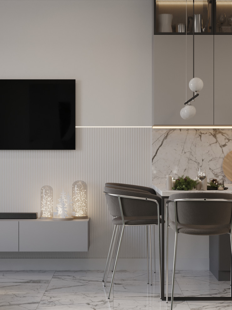 Однокомнатная квартира для молодой девушки, площадь 41 кв.м