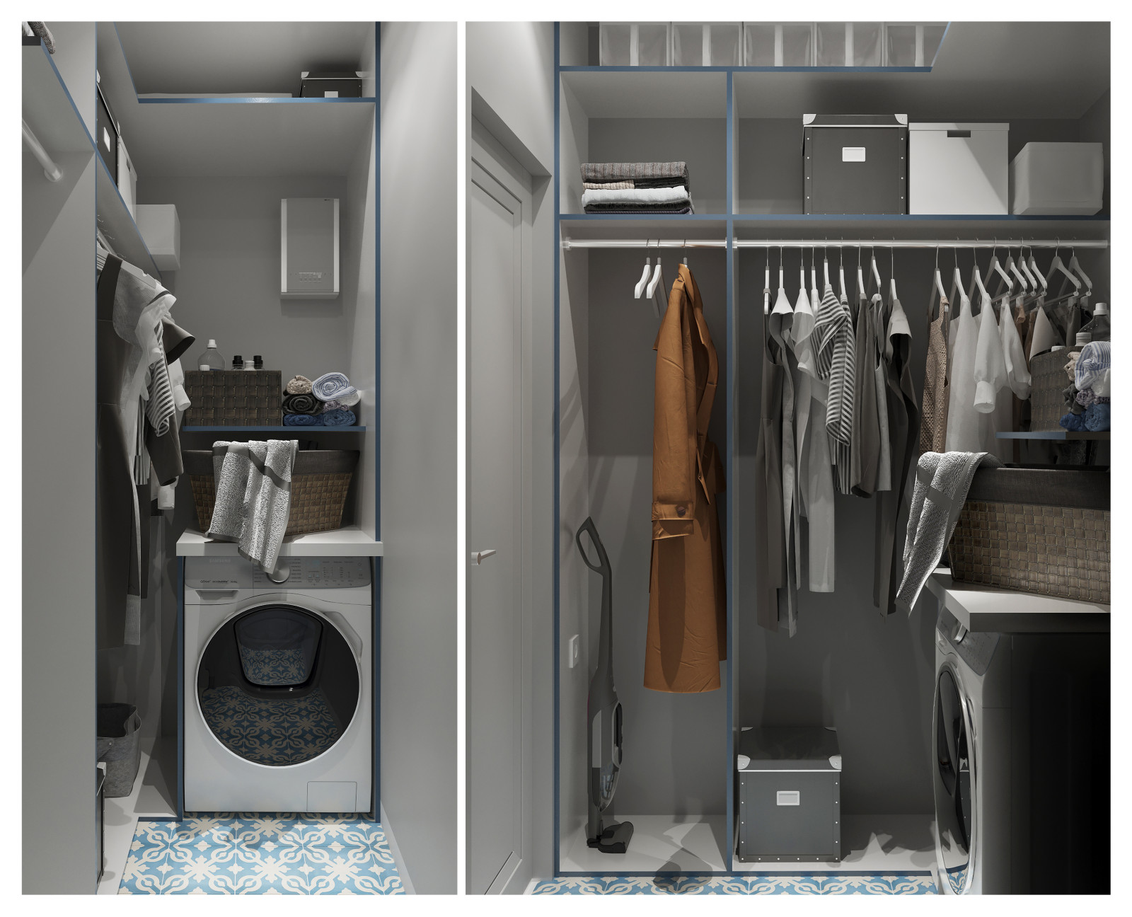 Светлая квартира в панельном доме для молодой девушки