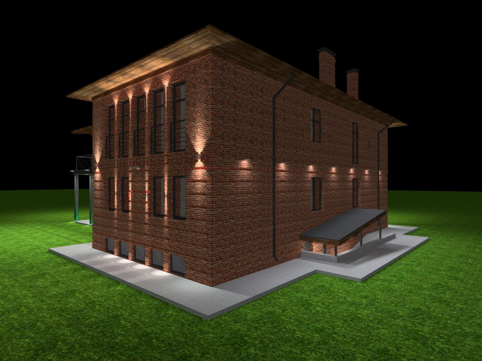 Освещение загородного дома