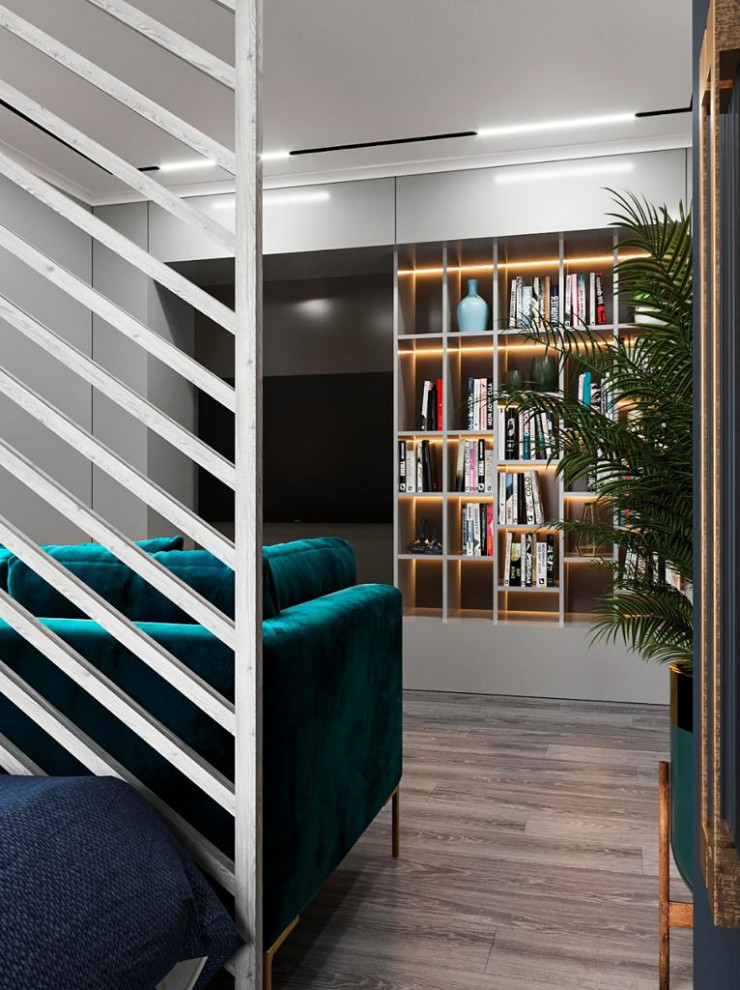 яркий интерьер для web дизайнера