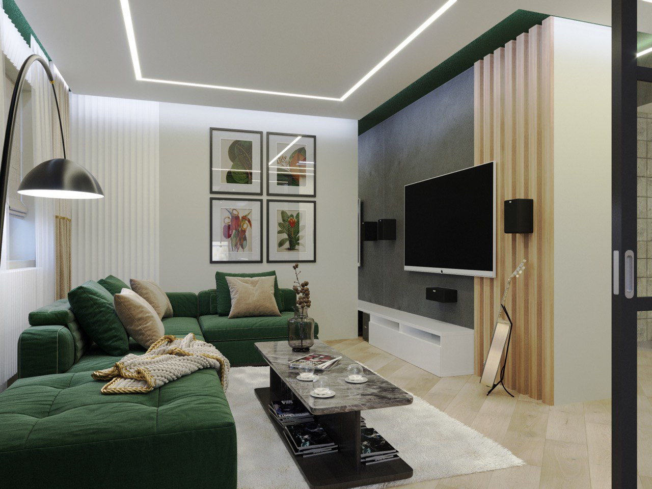 Обложка проекта: Дизайн интерьера квартиры 80м2