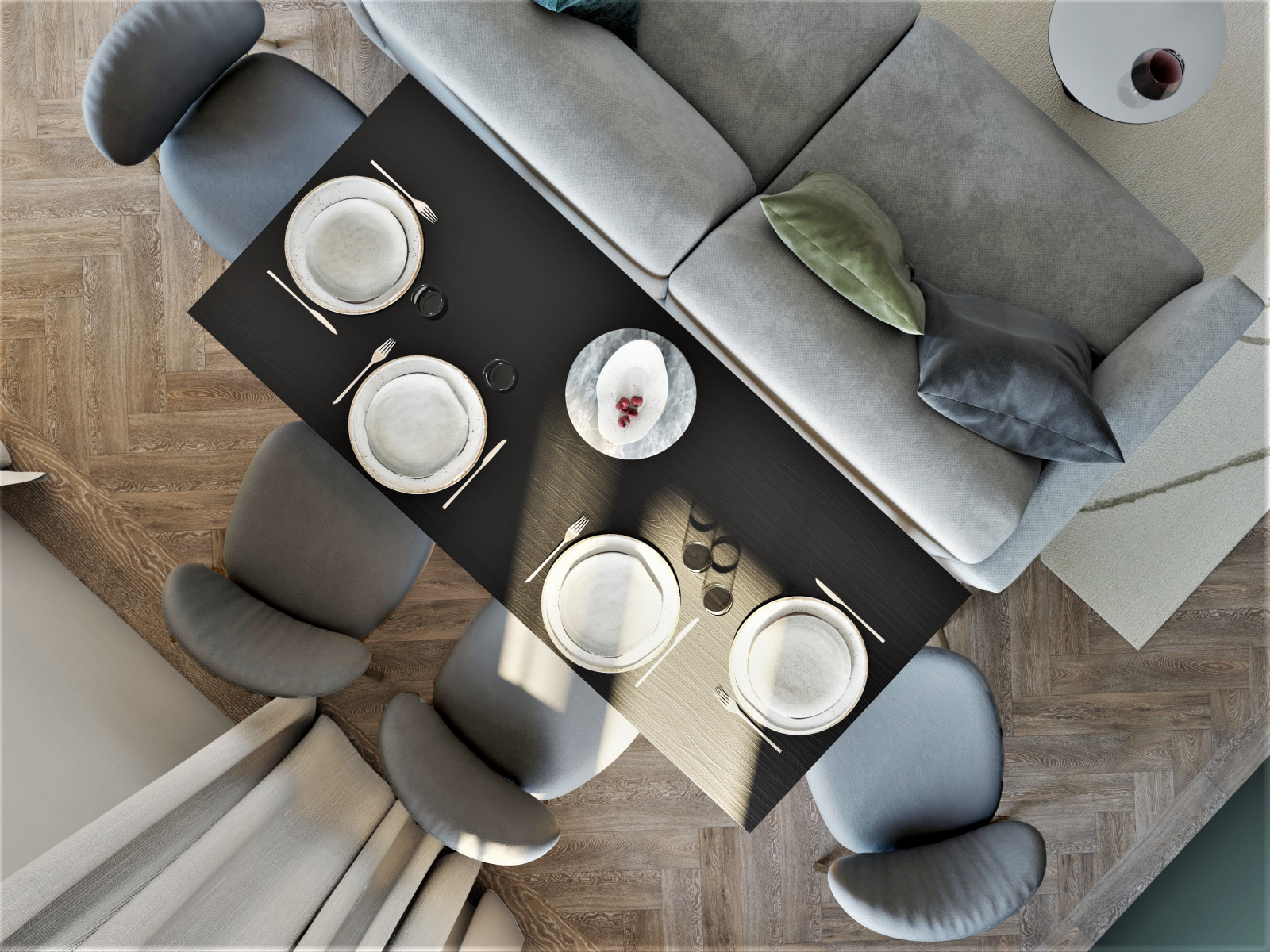 Двухкомнатная квартира площадью 66,3 м2 в ЖК Фестиваль Парк