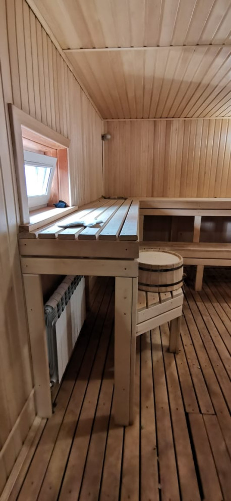 Дом-баня (наружная и внутренняя отделка)