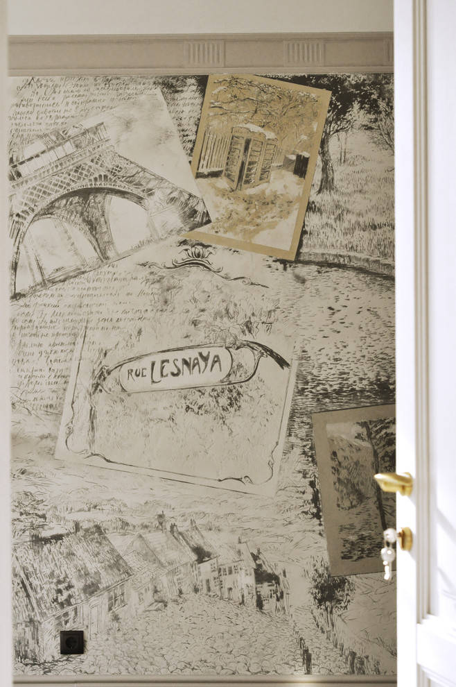 Роспись в технике сграффито, автор Илона Боксер