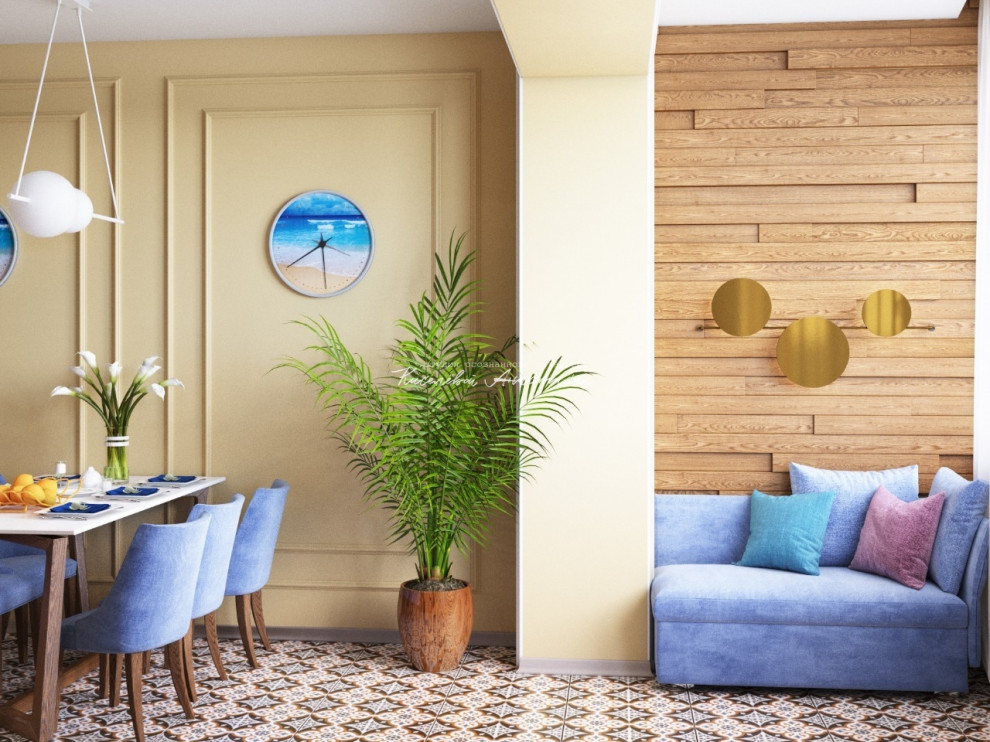 Современная квартира в Москве для молодой девушки