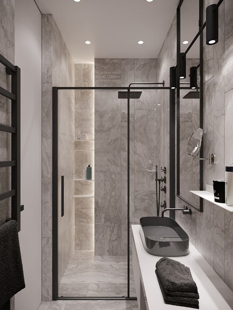 Квартира в современном стиле, ЖК «Duderhof Club», 146 кв.м.