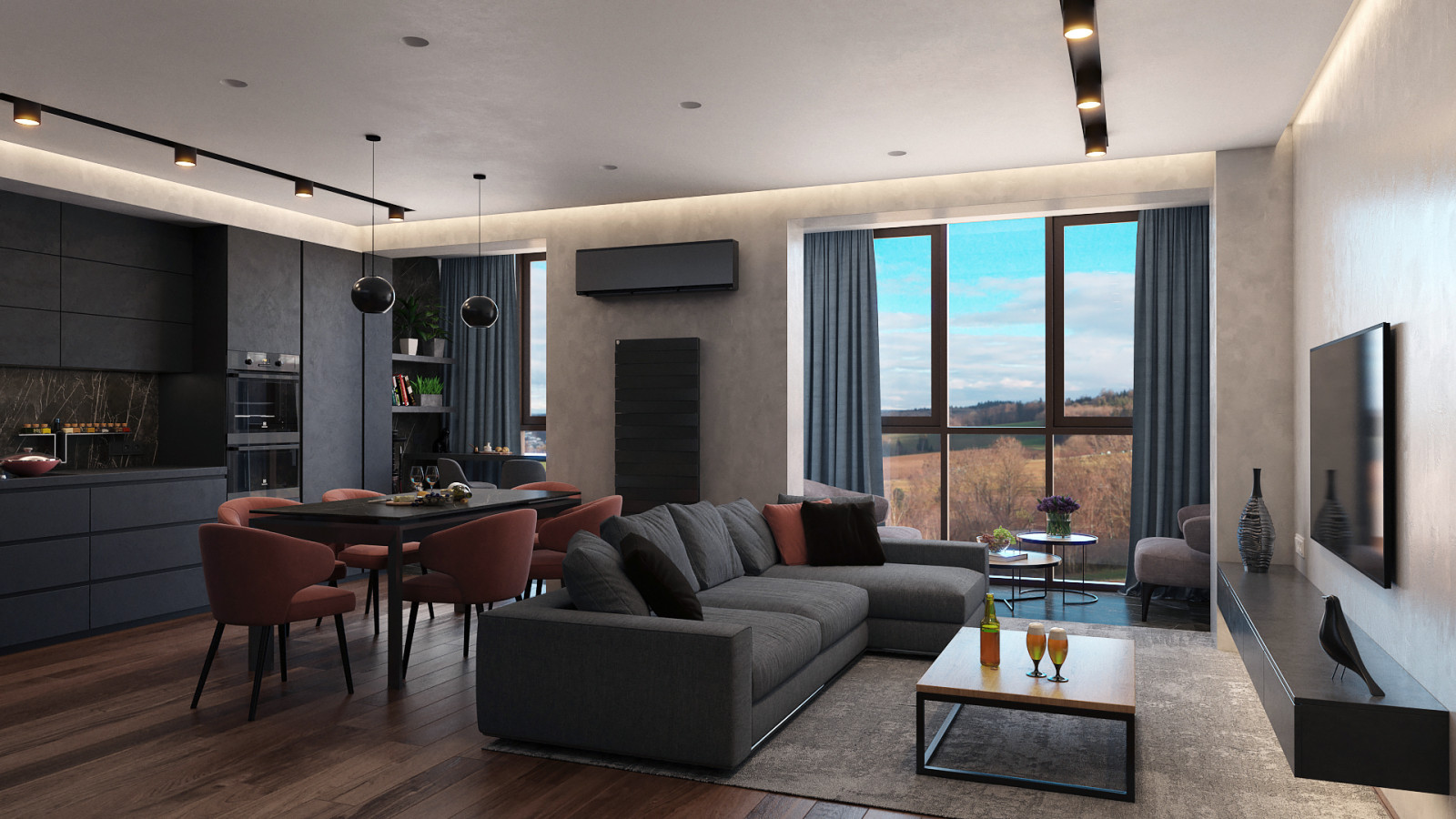 Современный Дизайн Квартиры 70 м2