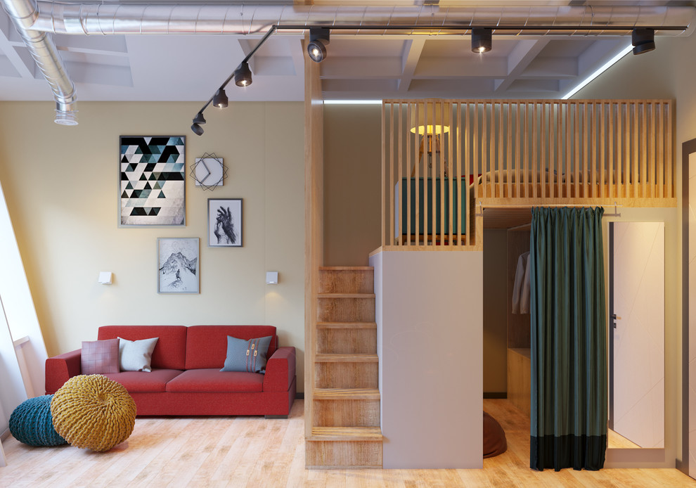 Необычный лофт для необычной семьи