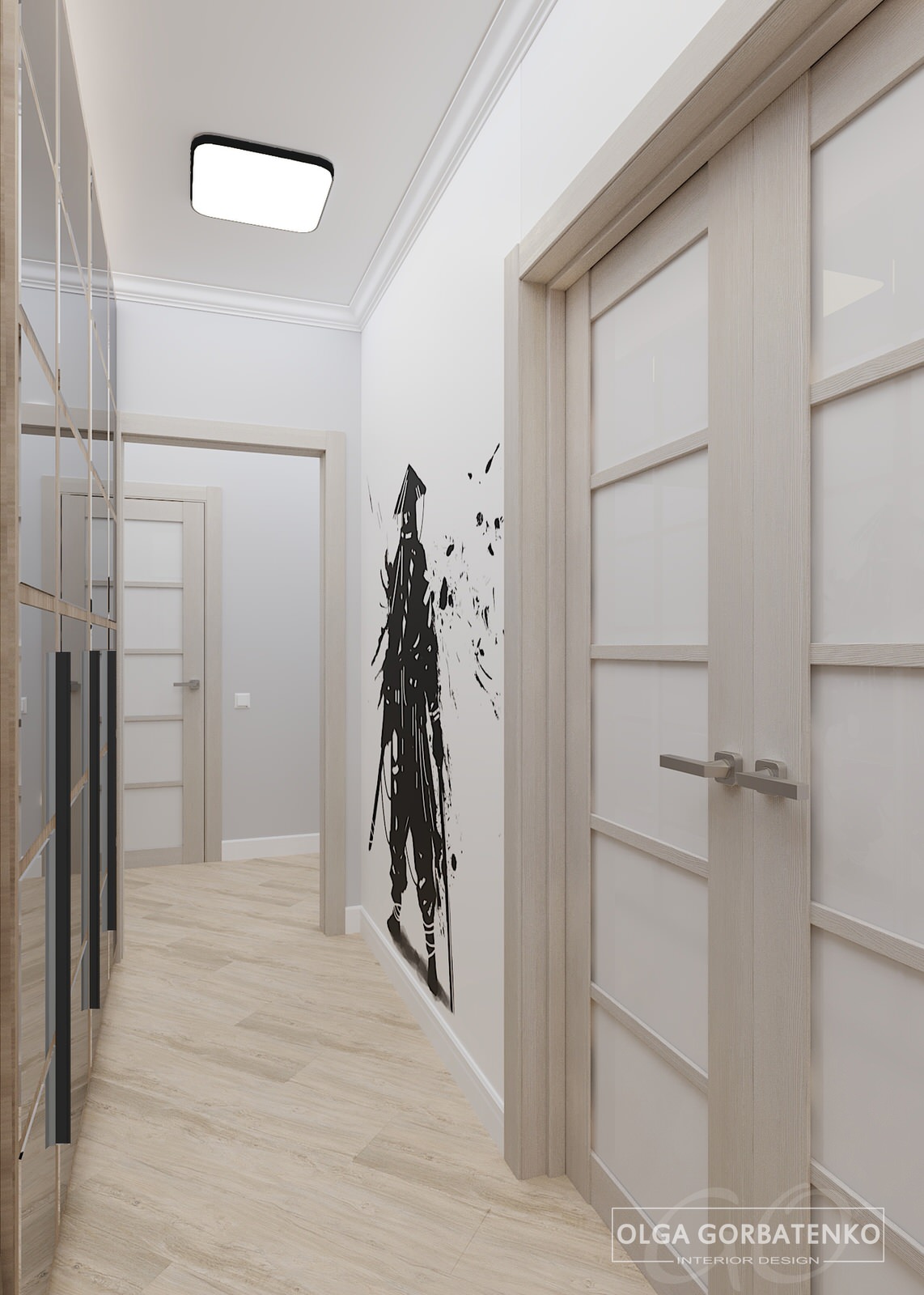 Прихожая с японским акцентом