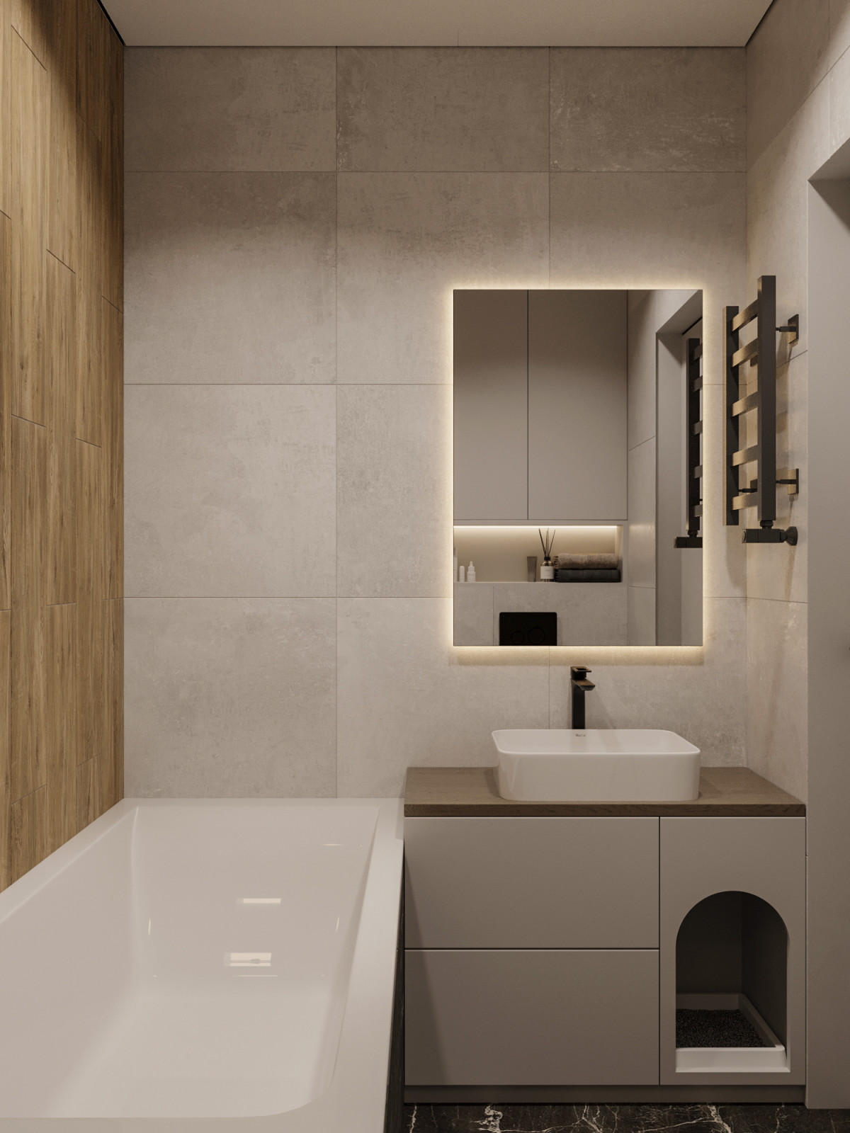 Функциональный проект современной квартиры для семьи