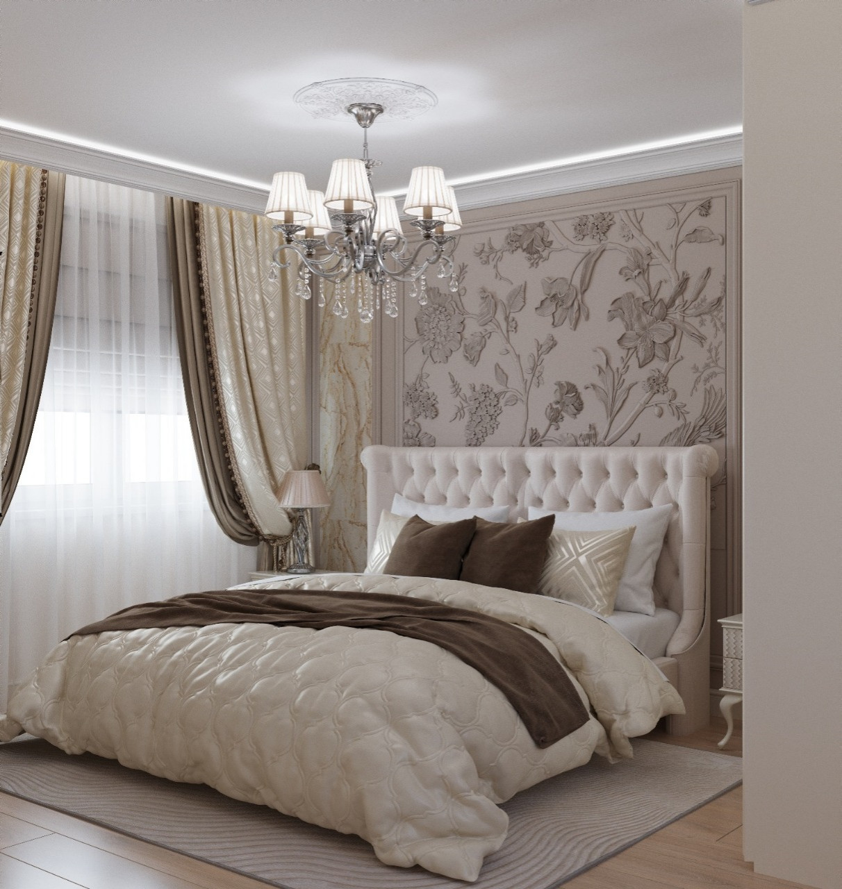 Спальня в стиле ар-деко